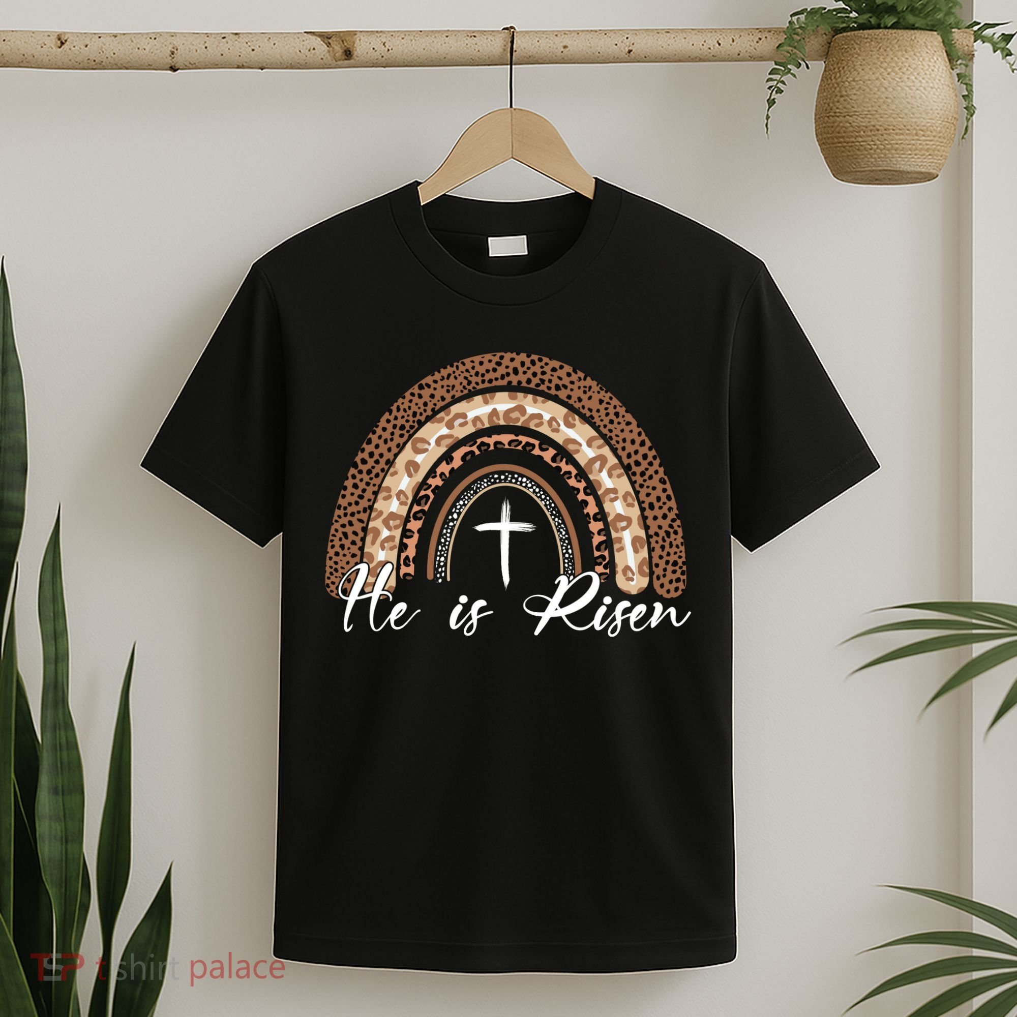 He Is Risen Jesus Christ Easter Christian Faith T-Shirt