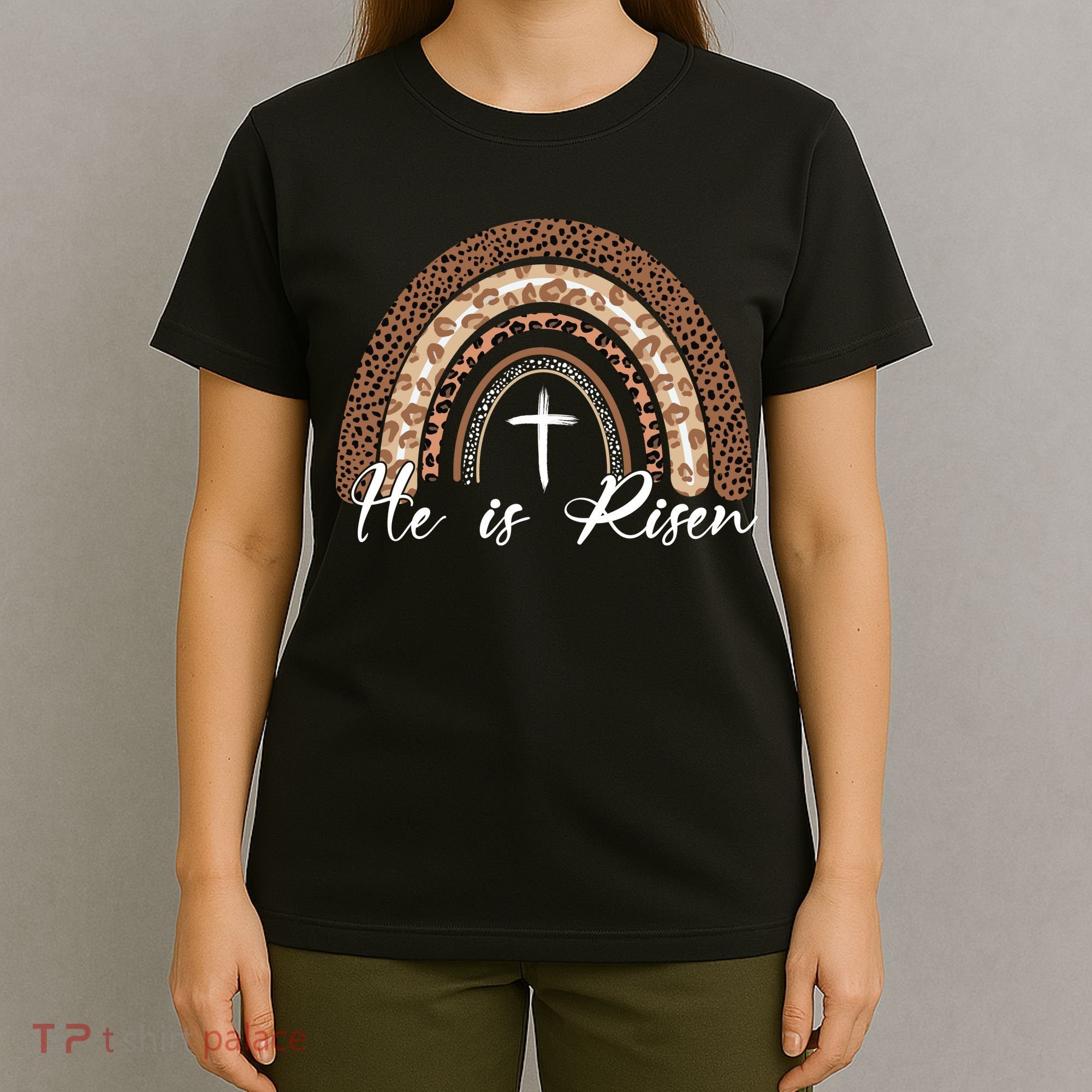 He Is Risen Jesus Christ Easter Christian Faith T-Shirt
