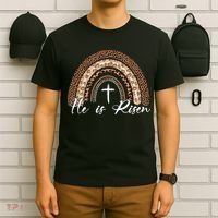 He Is Risen Jesus Christ Easter Christian Faith T-Shirt thumb 6