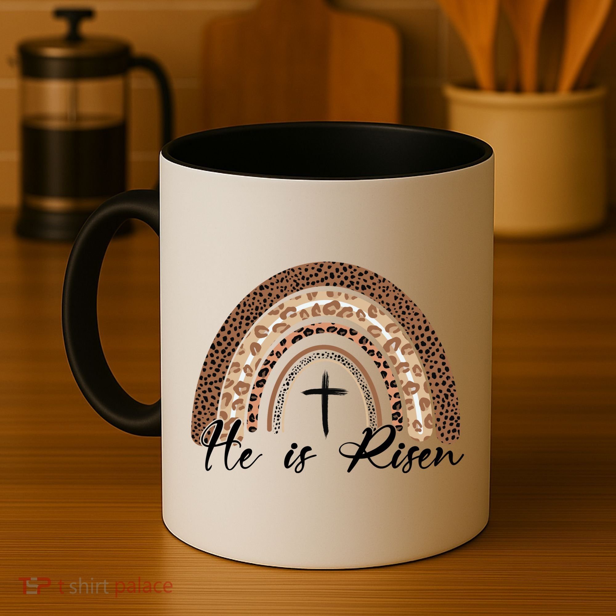 He Is Risen Jesus Christ Easter Christian Faith Coffee Mug