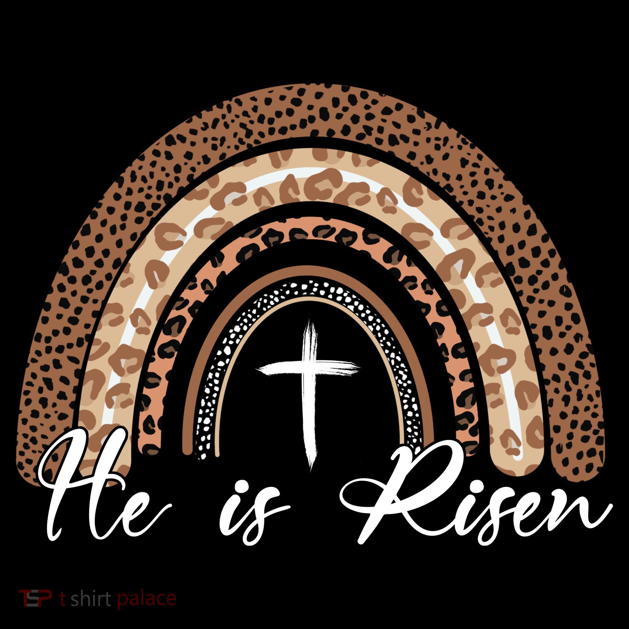 He Is Risen Jesus Christ Easter Christian Faith Polo