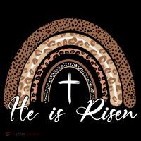 He Is Risen Jesus Christ Easter Christian Faith Women's Hoodie thumb 2