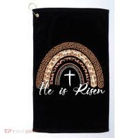 He Is Risen Jesus Christ Easter Christian Faith Golf Towel thumb 0