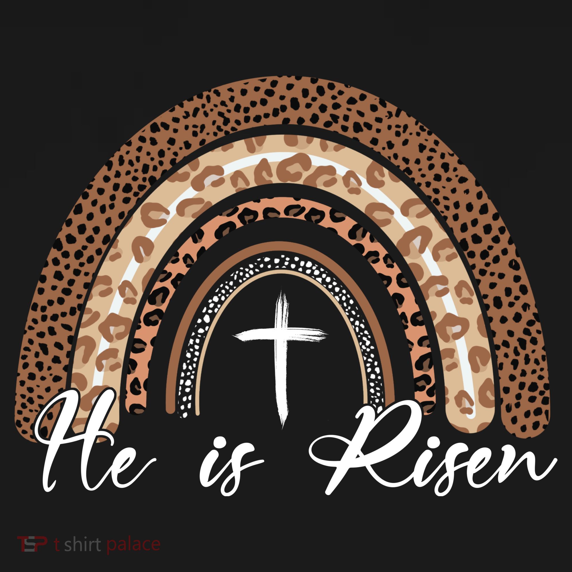 He Is Risen Jesus Christ Easter Christian Faith Women's T-Shirt