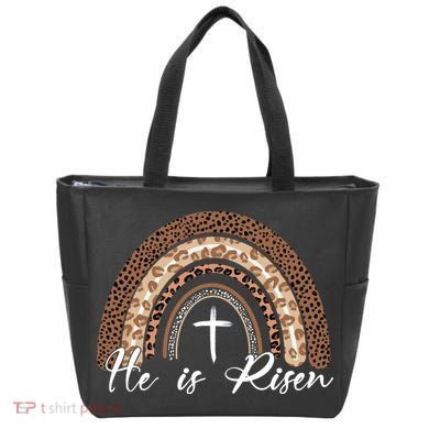 He Is Risen Jesus Christ Easter Christian Faith Tote Bag