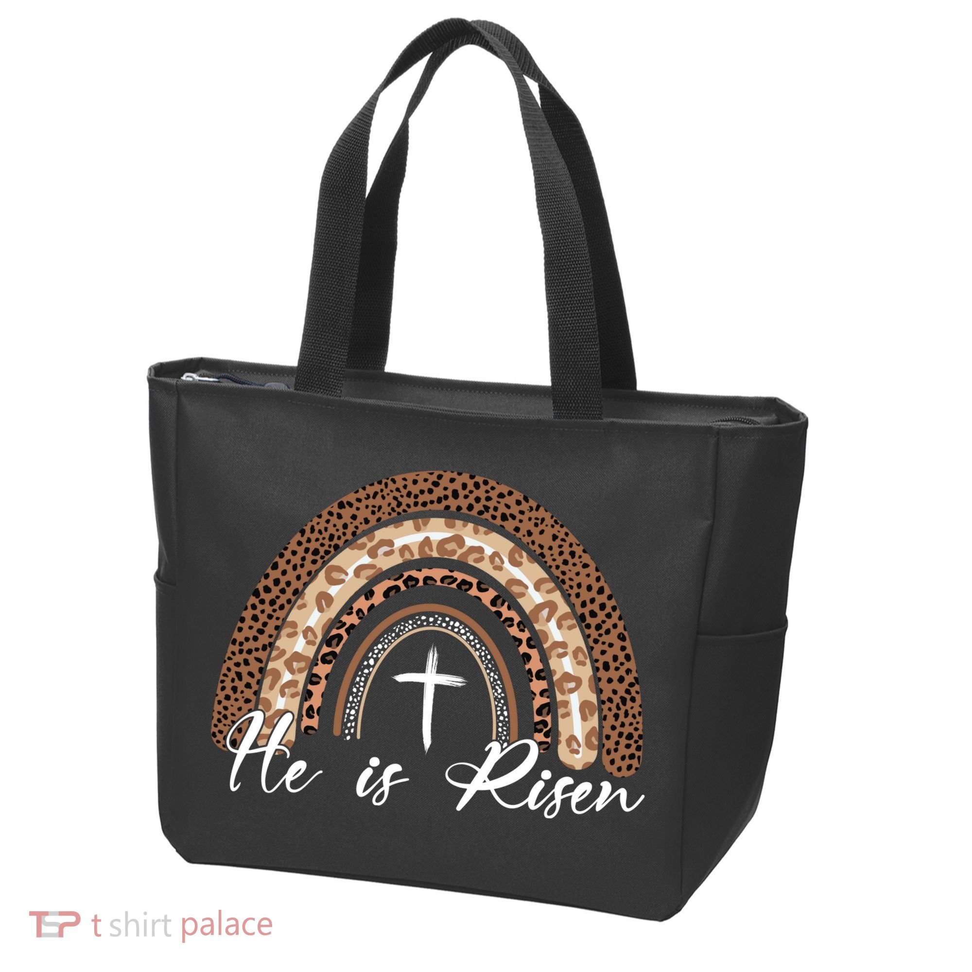 He Is Risen Jesus Christ Easter Christian Faith Tote Bag