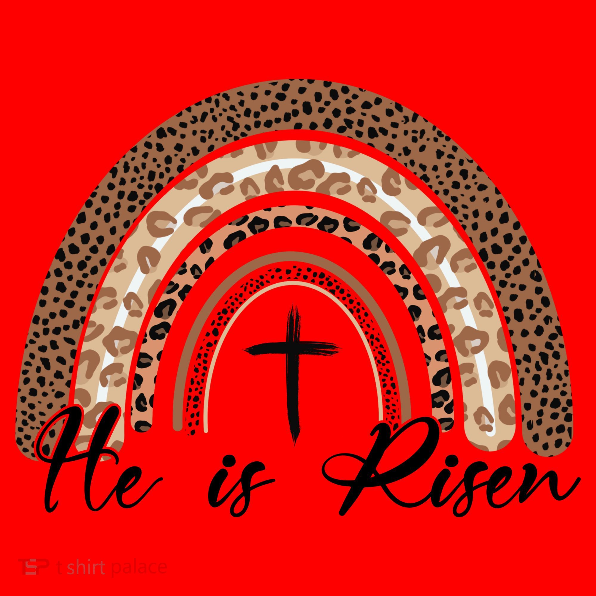 He Is Risen Jesus Christ Easter Christian Faith Santa Hat