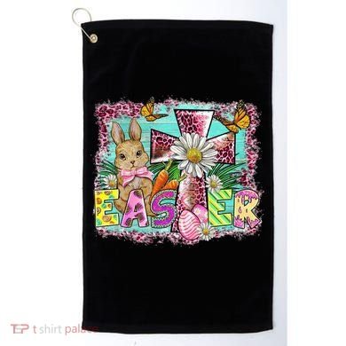 He Is Risen Easter Cross Coquette Jesus Christian Religious Golf Towel