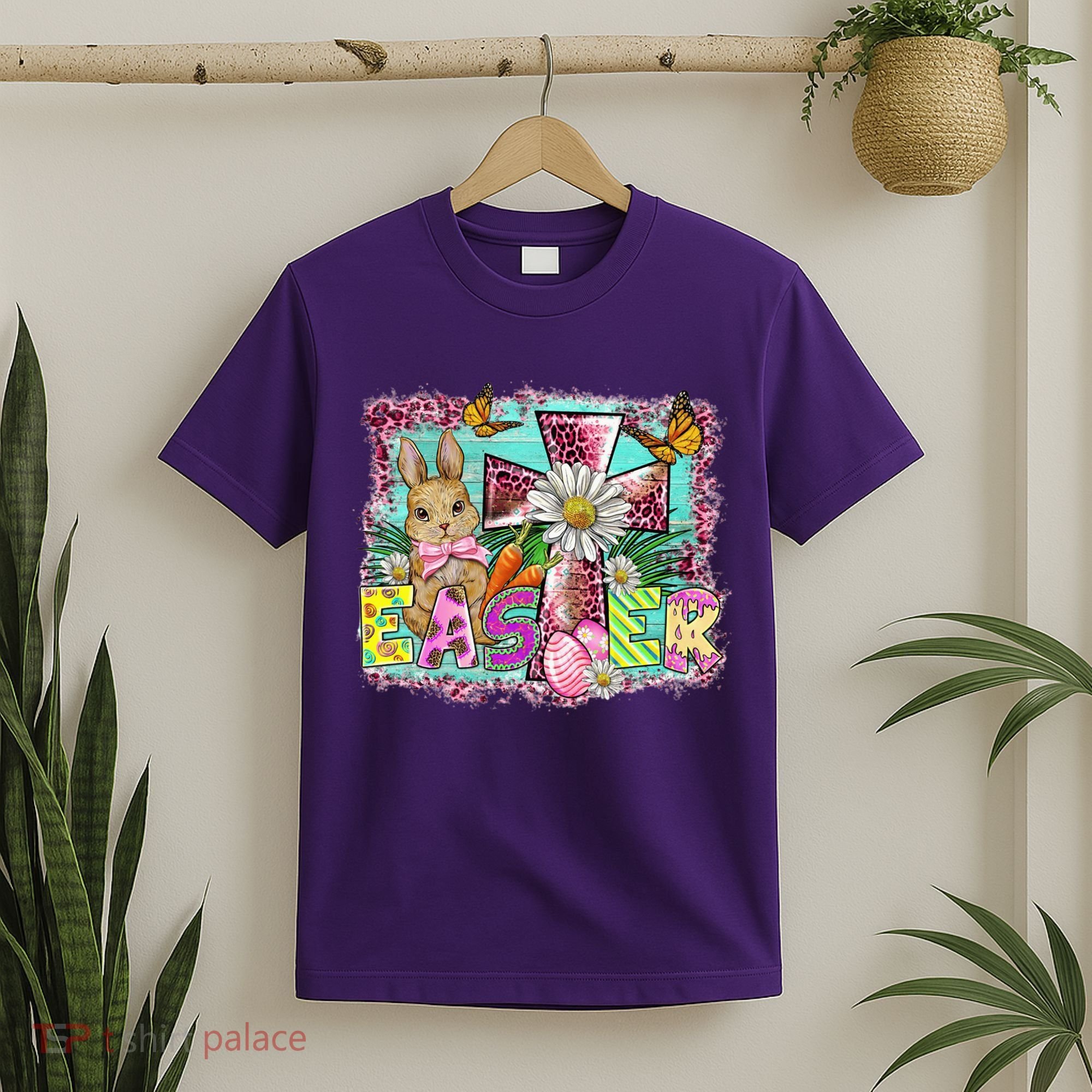 He Is Risen Easter Cross Coquette Jesus Christian Religious T-Shirt