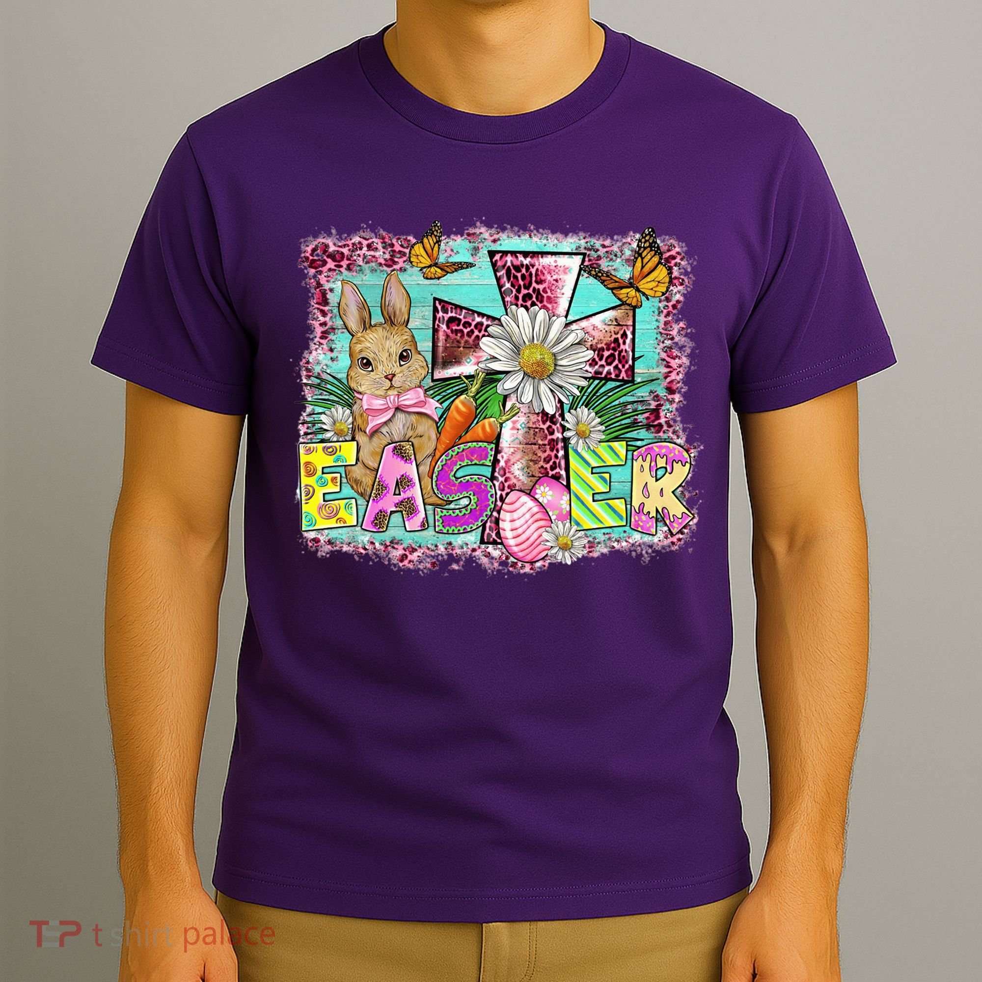 He Is Risen Easter Cross Coquette Jesus Christian Religious T-Shirt
