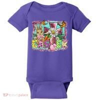 He Is Risen Easter Cross Coquette Jesus Christian Religious Baby Bodysuit thumb 0