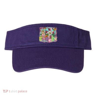 He Is Risen Easter Cross Coquette Jesus Christian Religious Visor