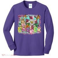 He Is Risen Easter Cross Coquette Jesus Christian Religious Kids Long Sleeve Shirt thumb 0