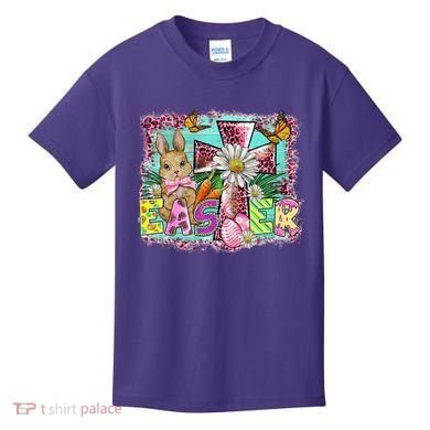 He Is Risen Easter Cross Coquette Jesus Christian Religious Kids T-Shirt