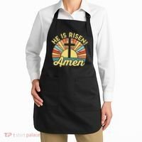 He Is Risen Amen Christian Easter Apron thumb 2