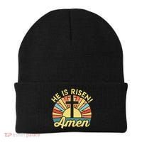 He Is Risen Amen Christian Easter Beanie thumb 0