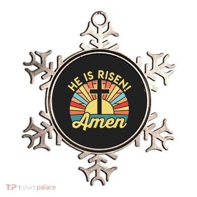 He Is Risen Amen Christian Easter Ornament