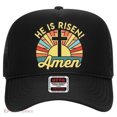 He Is Risen Amen Christian Easter Hat