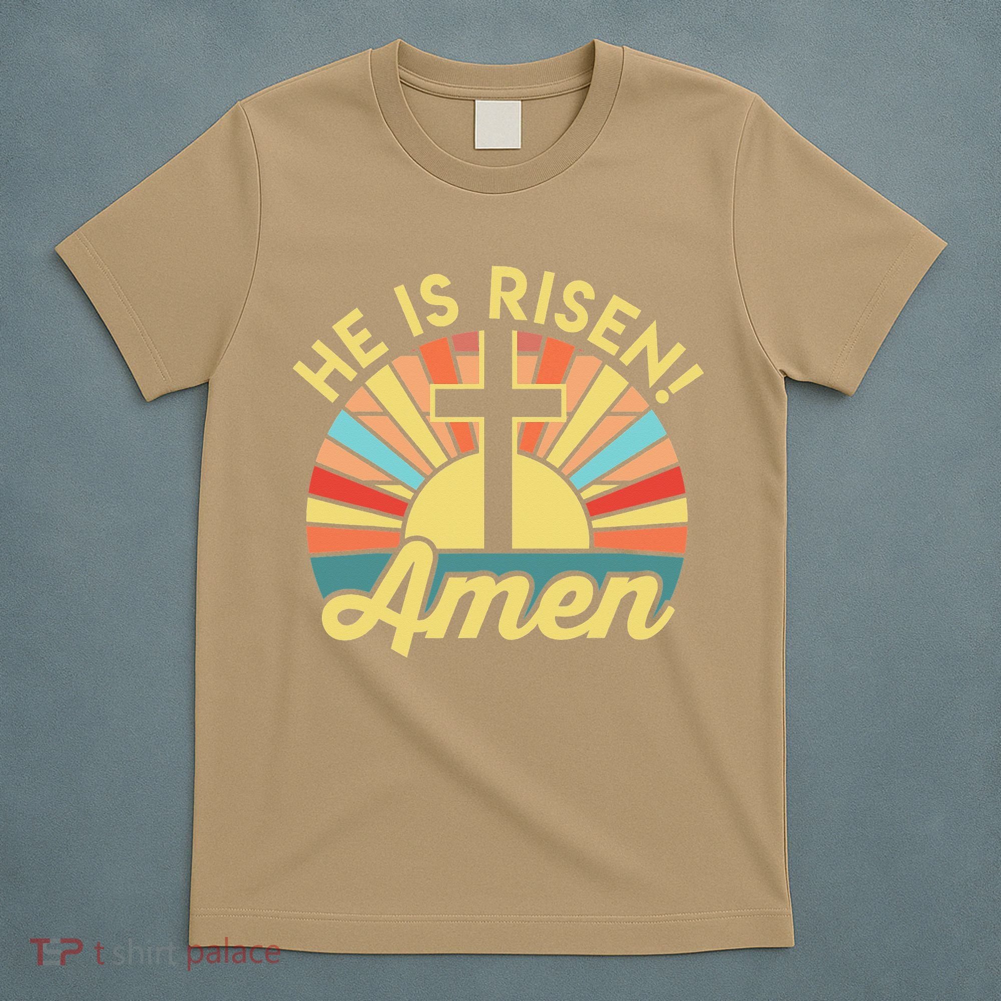 He Is Risen Amen Christian Easter T-Shirt