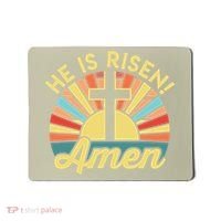 He Is Risen Amen Christian Easter Mousepad thumb 0