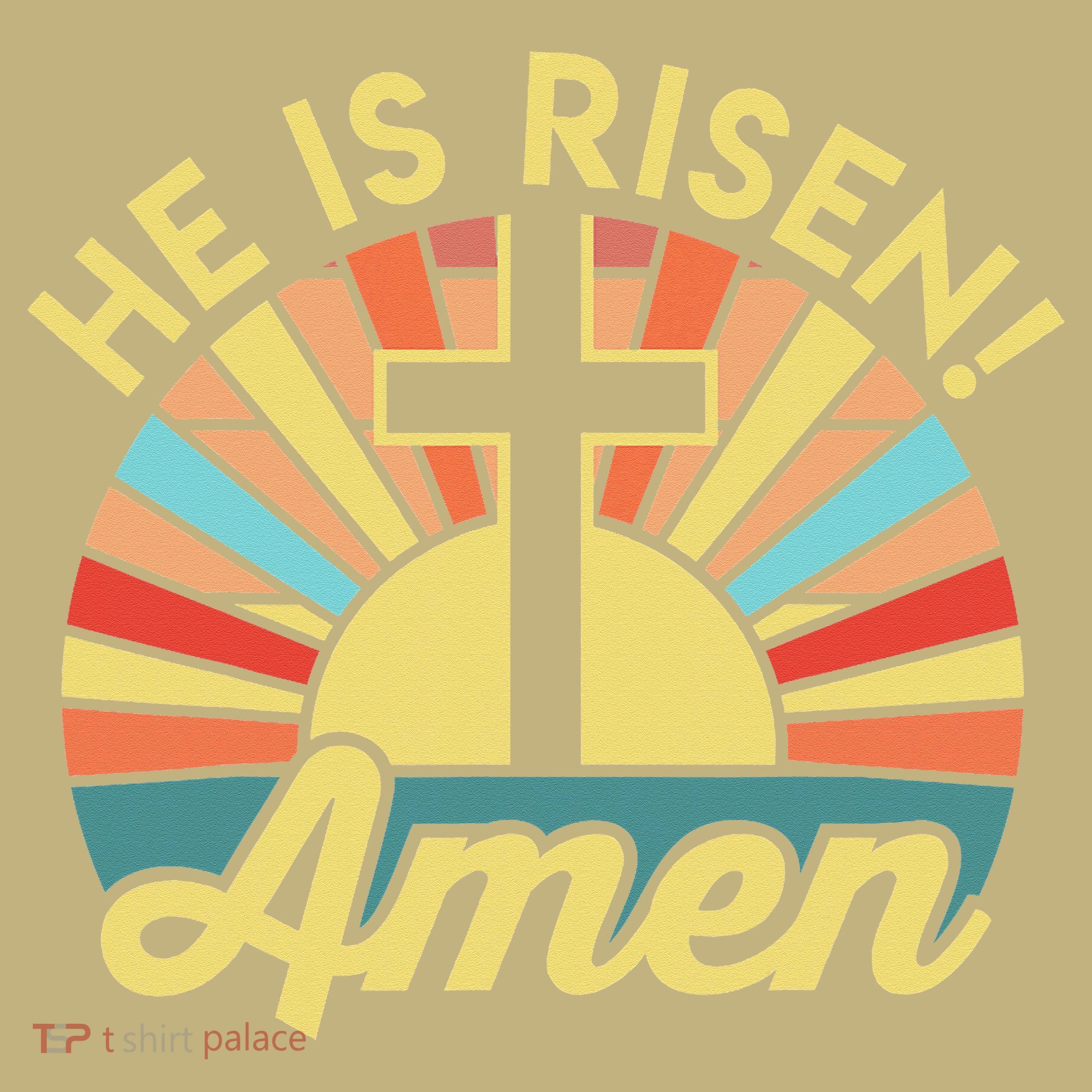 He Is Risen Amen Christian Easter Mousepad