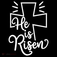 He Is Risen Jesus Cross Easter Toddler Hoodie thumb 2