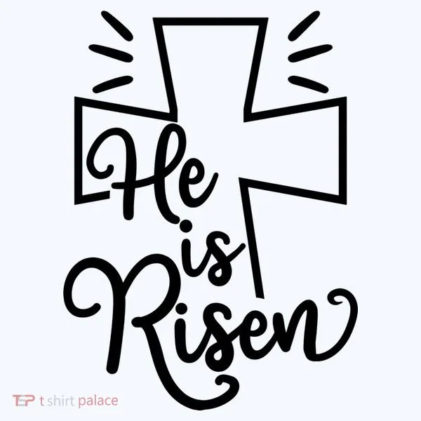 He Is Risen Jesus Cross Easter Tumbler