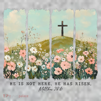 He Is Risen Christian Wildflower Happy Easter The Baniff Cuffed Pom Beanie thumb 2