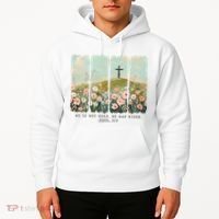 He Is Risen Christian Wildflower Happy Easter Hoodie thumb 2