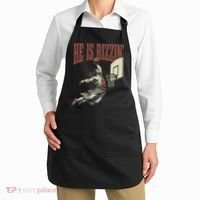 He Is Rizzin Funny Jesus Playing Basketball Meme Easter Apron thumb 2