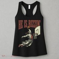 He Is Rizzin Funny Jesus Playing Basketball Meme Easter Women's Tank Top thumb 3