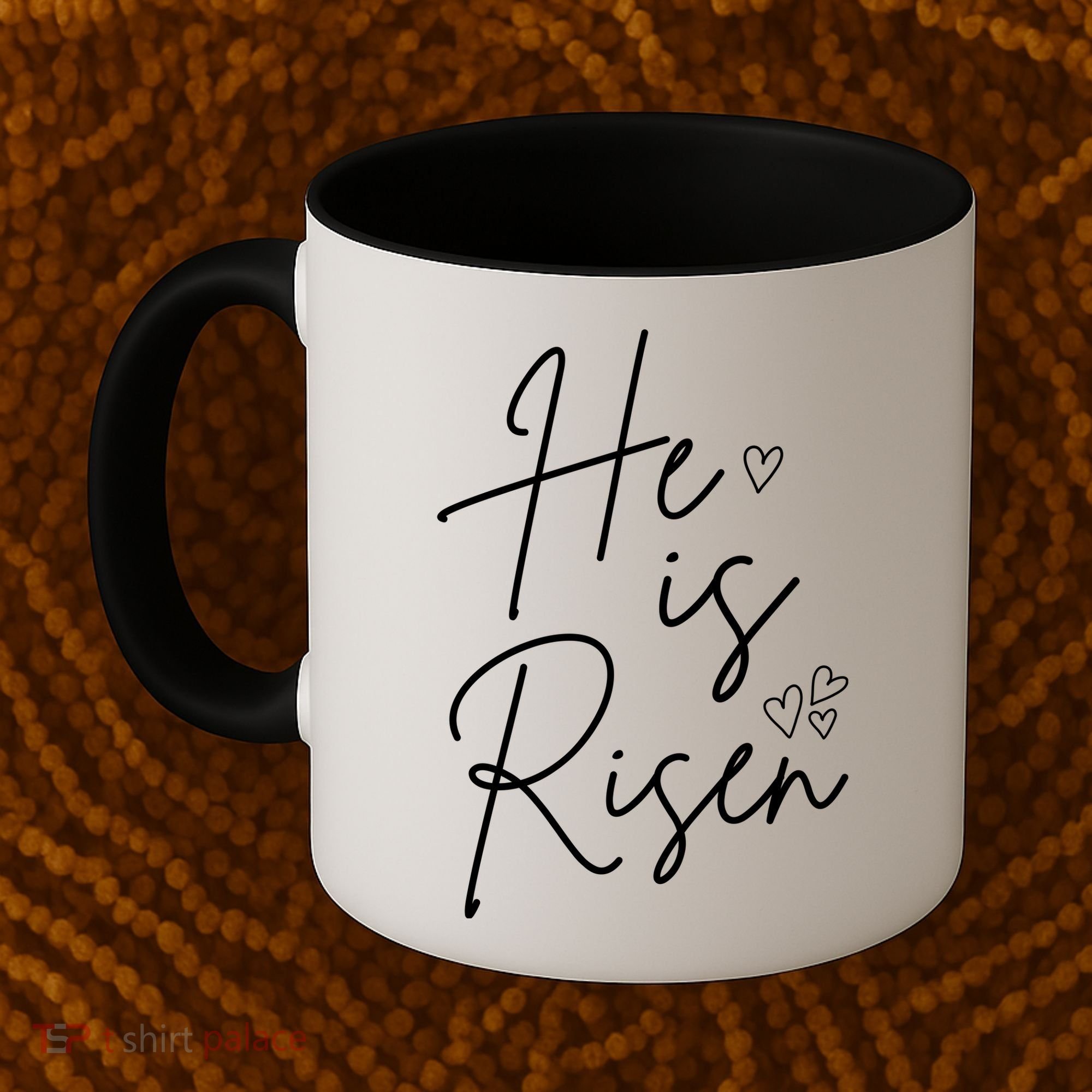He Is Risen Jesus Easter Heart Coffee Mug