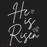 He Is Risen Jesus Easter Heart Tumbler thumb 3