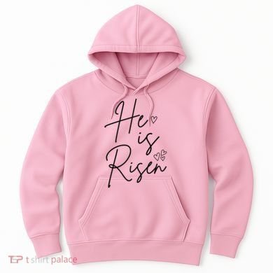 He Is Risen Jesus Easter Heart Hoodie