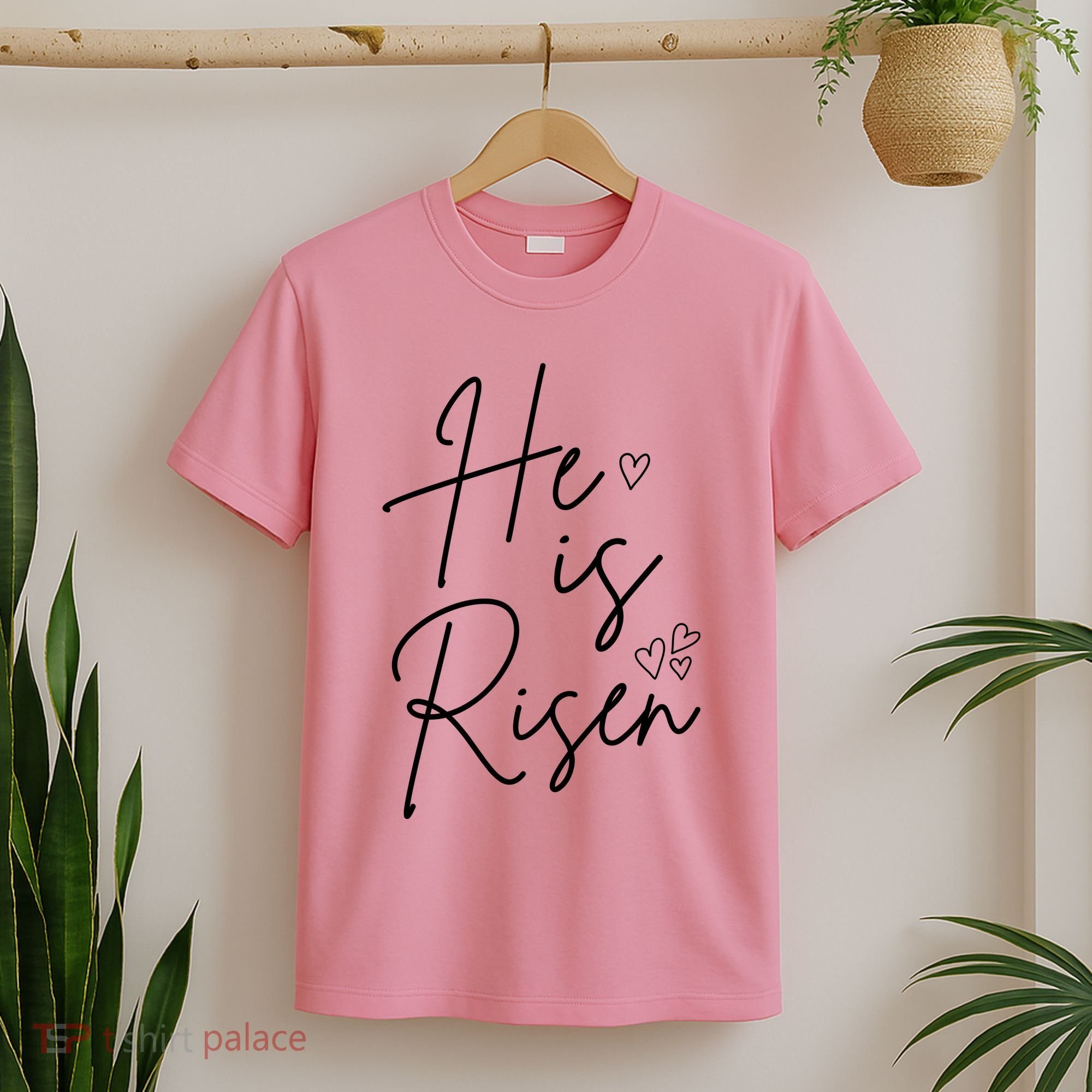 He Is Risen Jesus Easter Heart T-Shirt