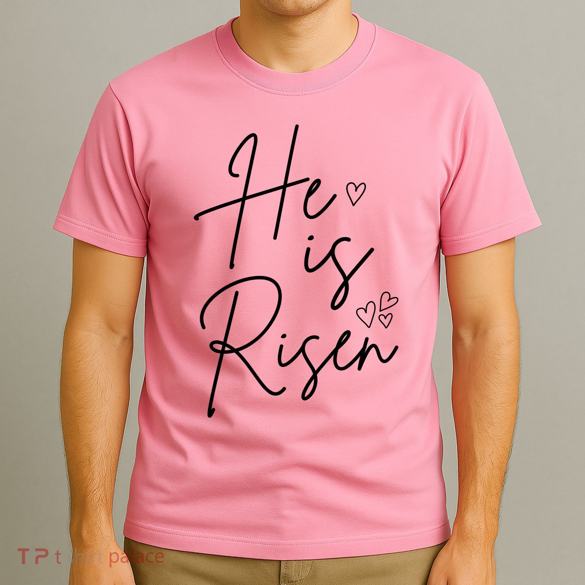 He Is Risen Jesus Easter Heart T-Shirt