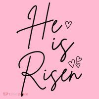 He Is Risen Jesus Easter Heart Toddler T-Shirt thumb 4
