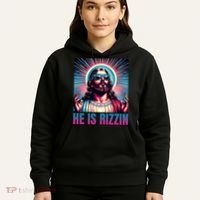 He Is Rizzin Jesus Is Rizzen Hoodie thumb 5