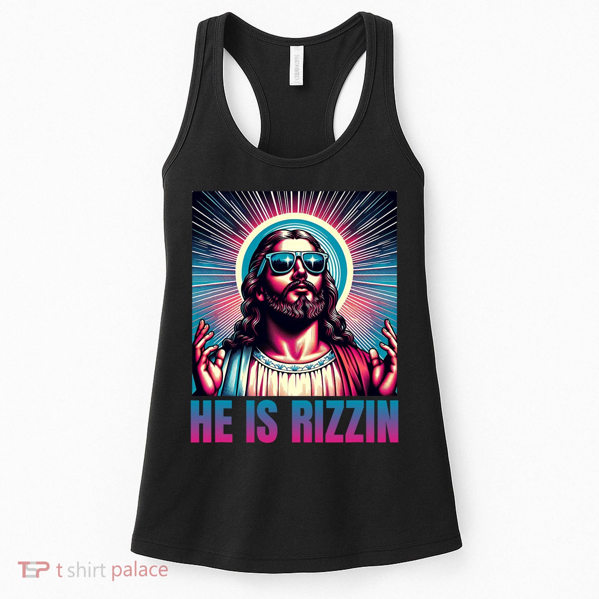 He Is Rizzin Jesus Is Rizzen Women's Tank Top