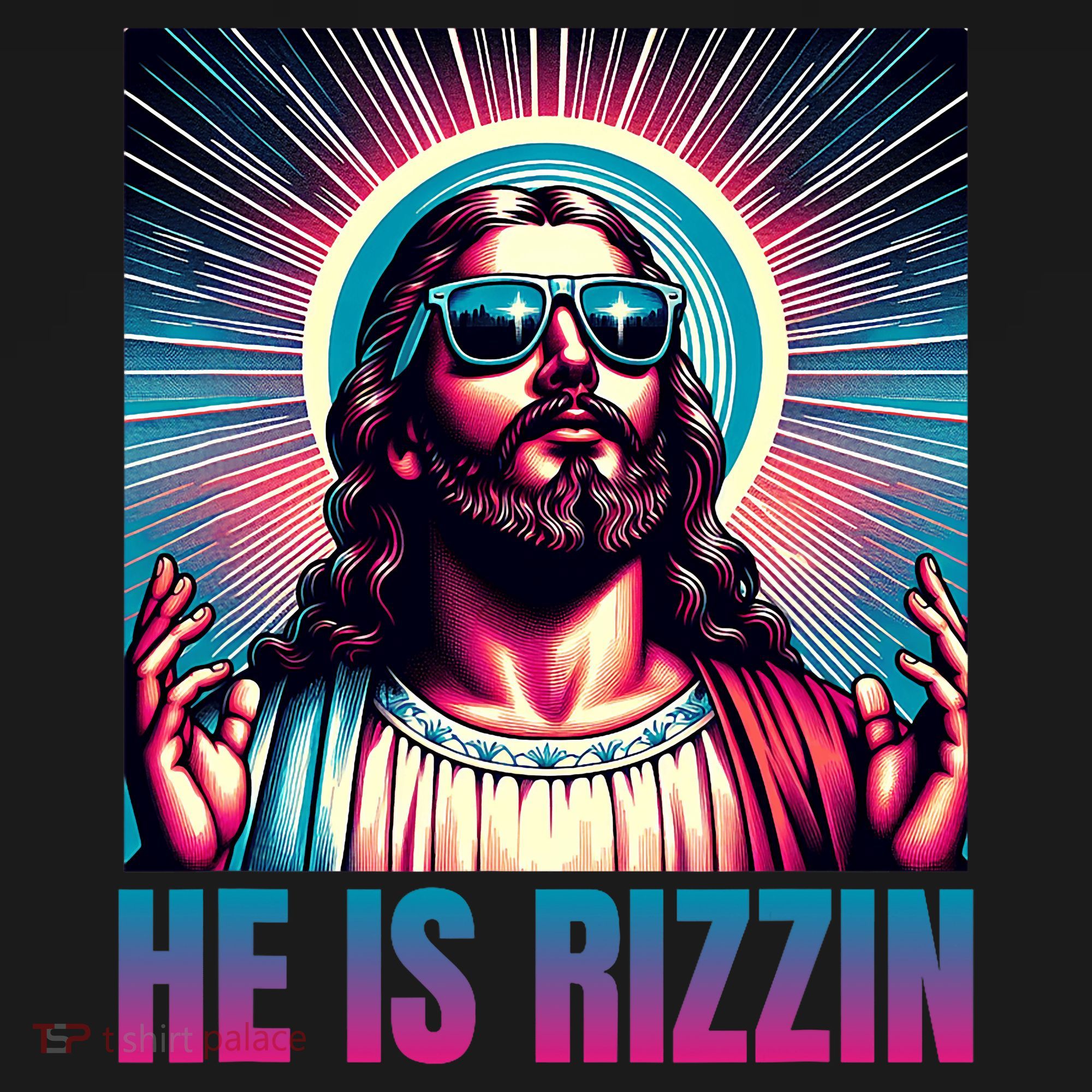 He Is Rizzin Jesus Is Rizzen Women's Tank Top