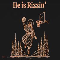 He Is Risen Funny Easter Of Jesus Playing Basketball Women's Hoodie thumb 2