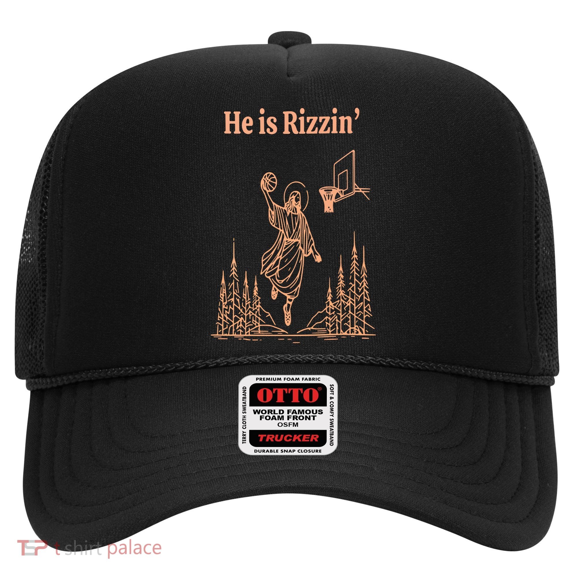 He Is Risen Funny Easter Of Jesus Playing Basketball Hat