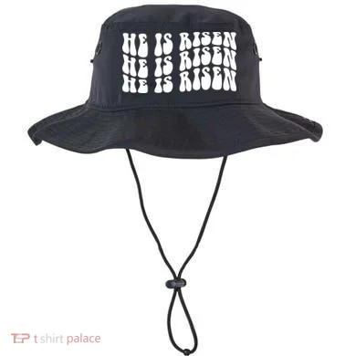 He Is Risen Jesus Retro Groovy Easter Bucket Hat
