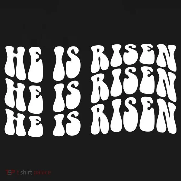 He Is Risen Jesus Retro Groovy Easter Bucket Hat