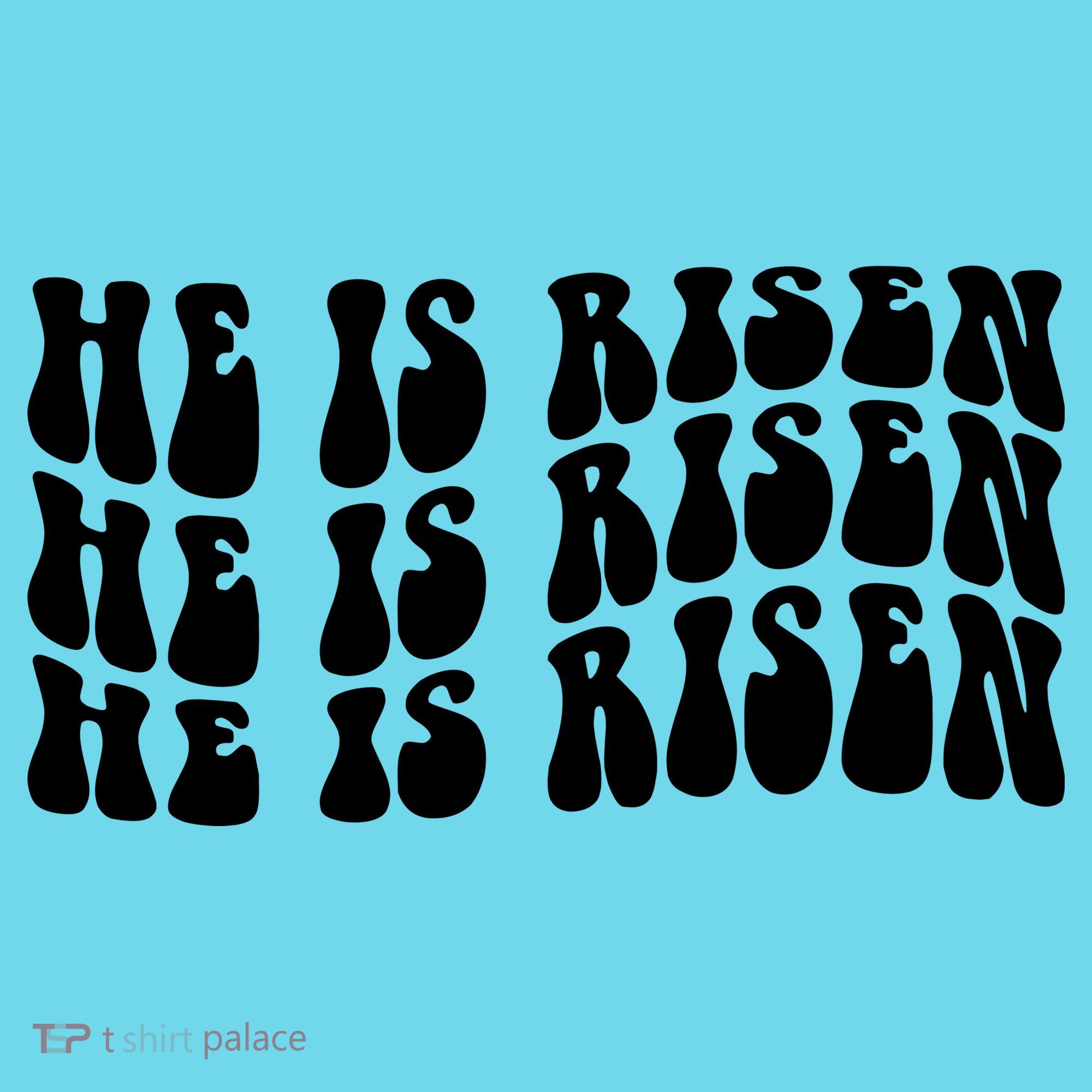 He Is Risen Jesus Retro Groovy Easter Button