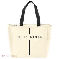 He Is Risen Jesus For Christians Easter Tote Bag thumb 0