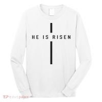He Is Risen Jesus For Christians Easter Long Sleeve Shirt thumb 0