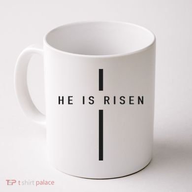 He Is Risen Jesus For Christians Easter Coffee Mug