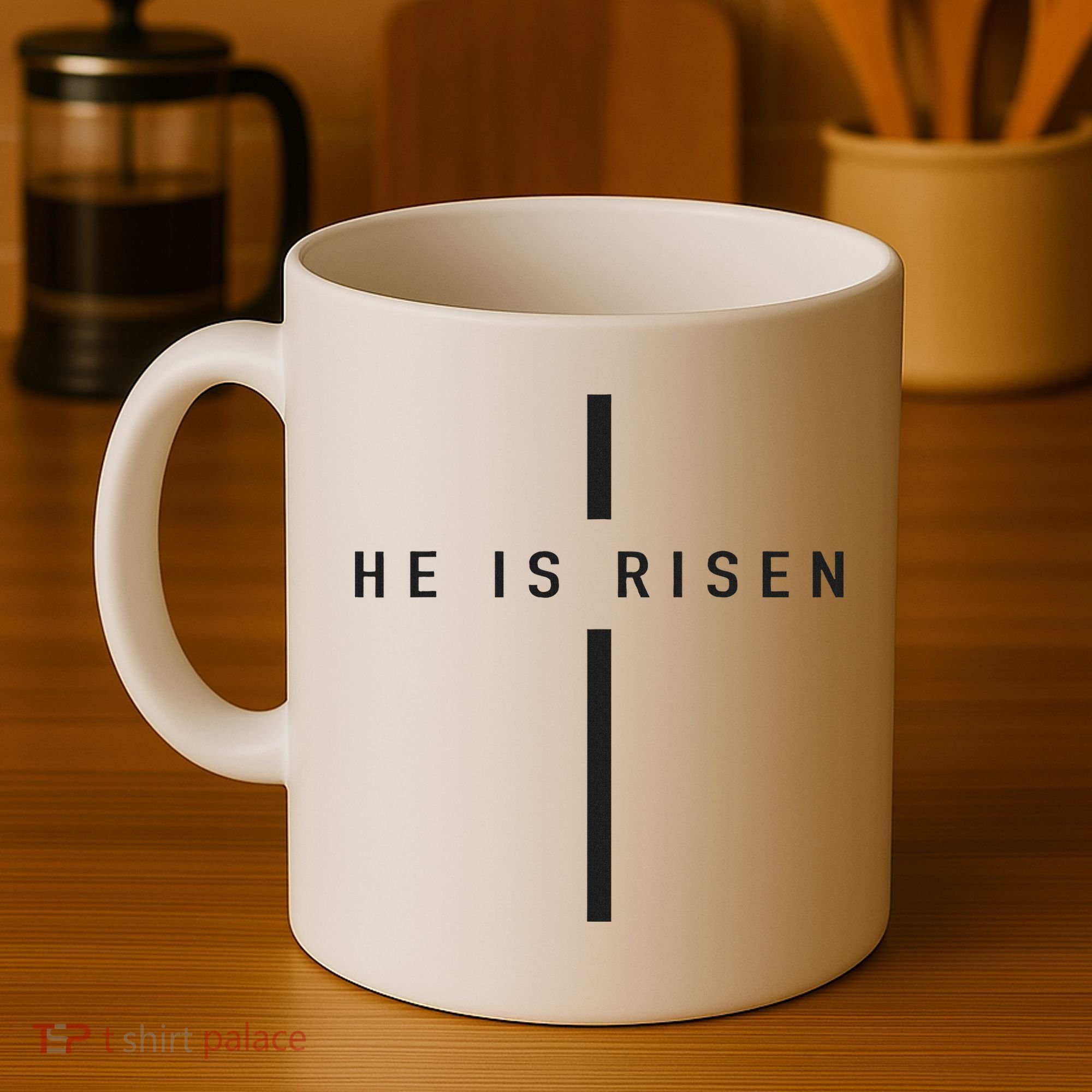 He Is Risen Jesus For Christians Easter Coffee Mug