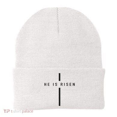 He Is Risen Jesus For Christians Easter Beanie